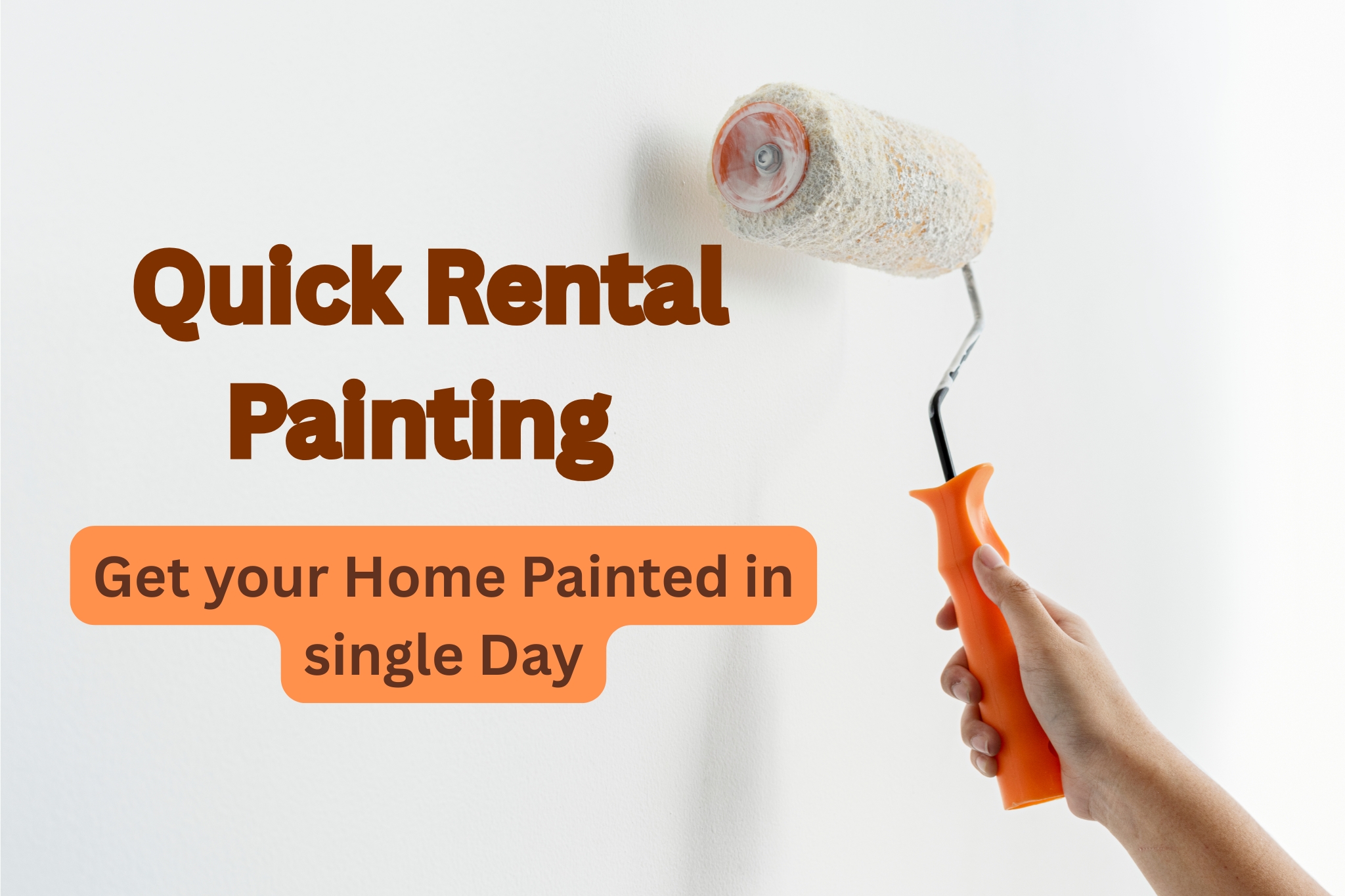 one day quick rental painting services