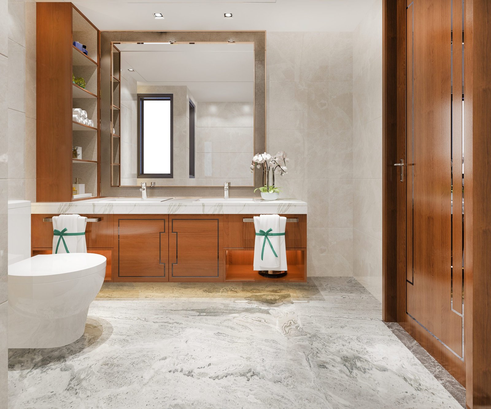bathroom interiors