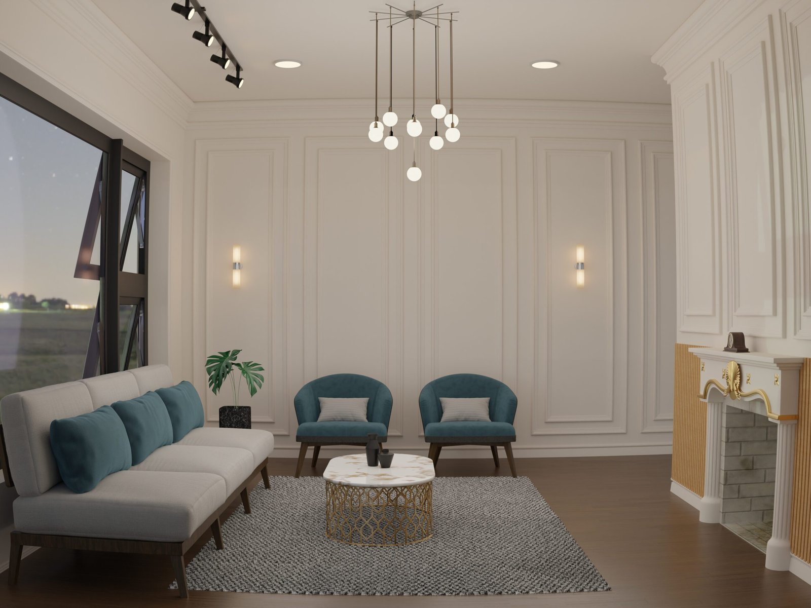 false ceiling for living area
