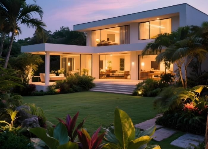 luxury villa painting